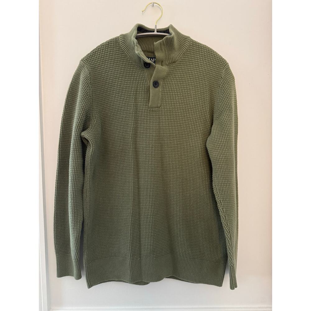 chaps 100% cotton pullover small